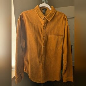 Forever 21 Golden Corduroy Shirt